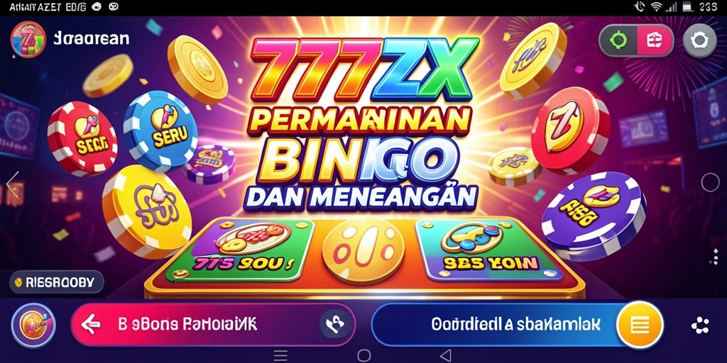 Screenshot utama 777ZX menampilkan gameplay seru dan interaktif Bingo.