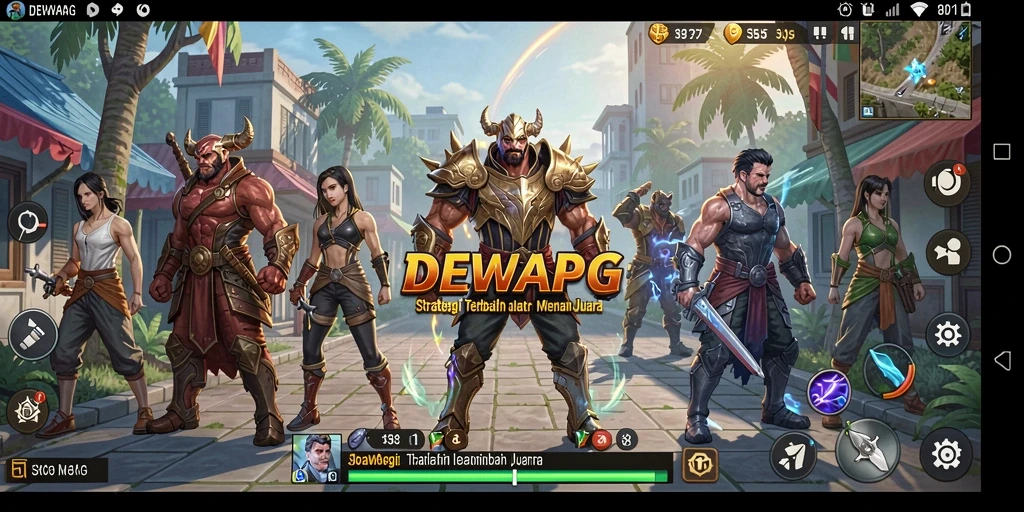 Gameplay mendebarkan di DEWAPG dengan pertempuran strategis.