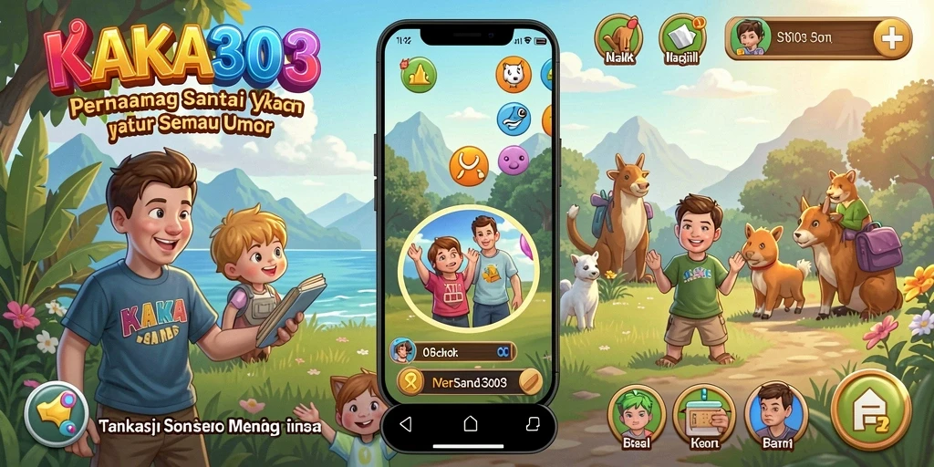Tampilan gameplay KAKA303 yang menarik dan menyenangkan.