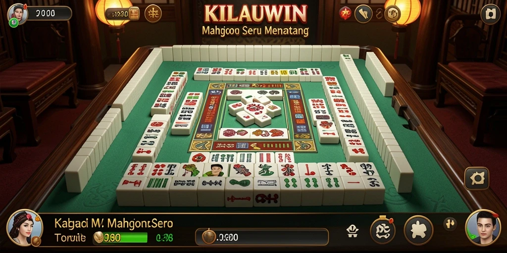 Gameplay Mahjong yang menarik dan menantang di KILAUWIN.
