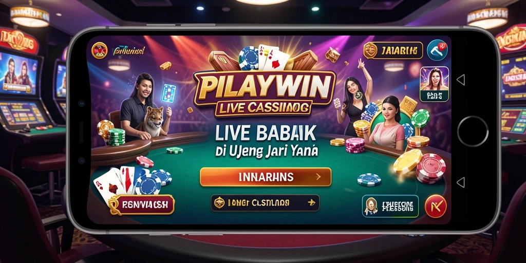 Tampilan gameplay Live Casino yang mendebarkan dan interaktif.