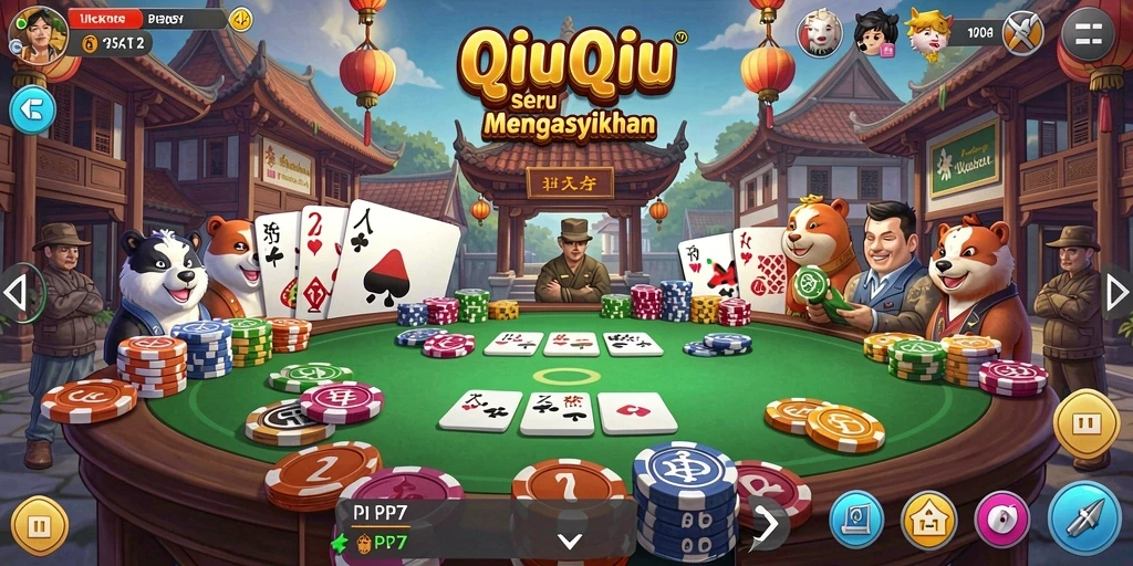 Tampilan seru gameplay QiuQiu di PP7.