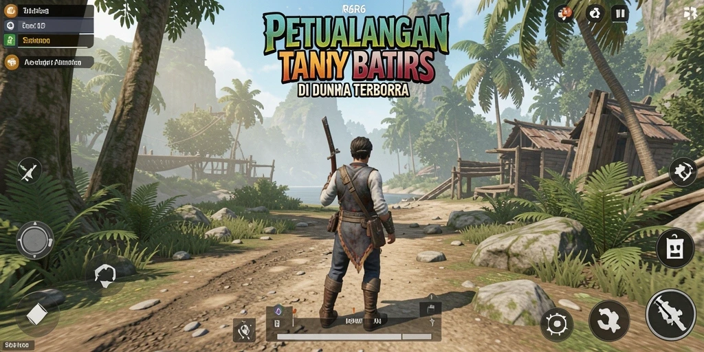 Tangkapan layar R6R6 menampilkan aksi seru di dunia terbuka.