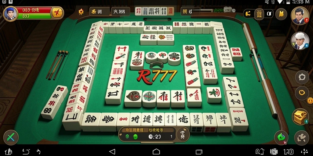 Tampilan gameplay Mahjong yang menantang dan mengasyikkan.