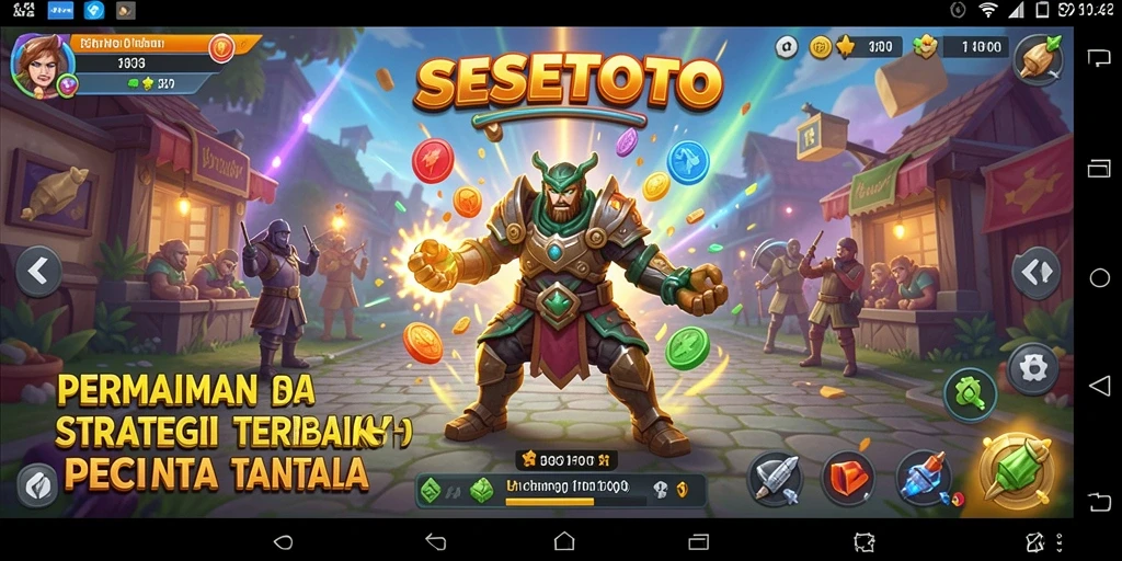Tangkapan layar SESETOTO menampilkan aksi penuh strategi dan taktik mendalam.