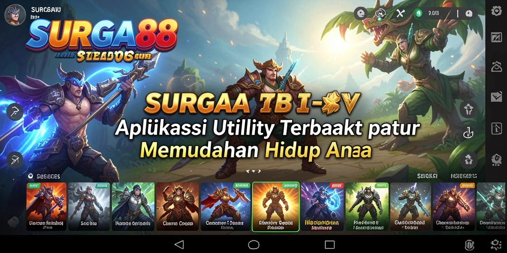 Tampilan menarik dan fungsional dari aplikasi SURGA88 untuk manajemen sehari-hari.