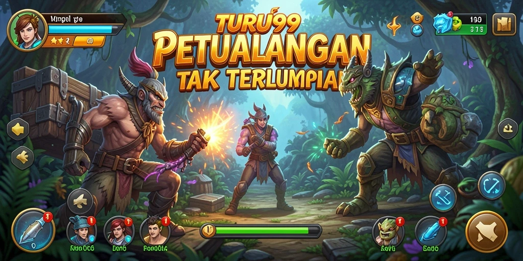 Tampilan gameplay seru di dunia <strong>TURU99</strong>, penuh aksi dan tantangan.