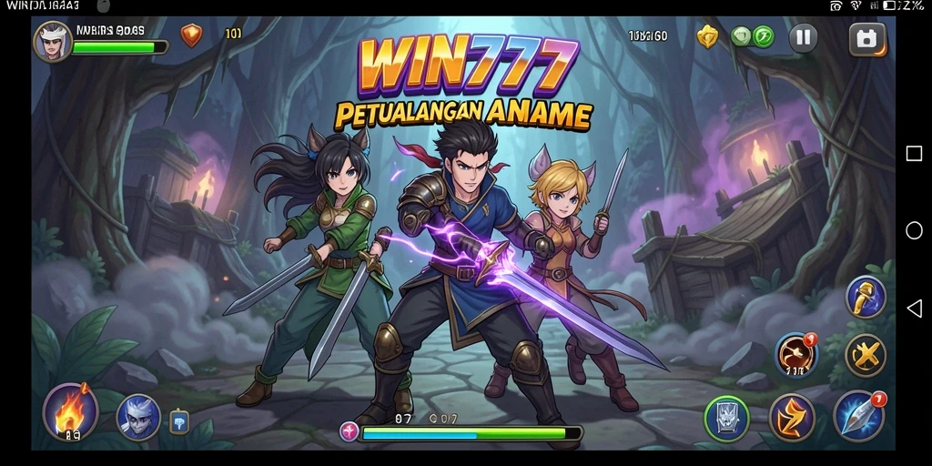 Gambaran menarik dari gameplay anime yang mengasyikkan